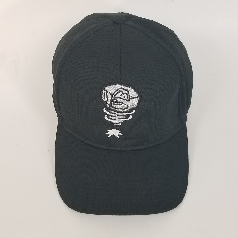 OC Sports Baseball Hat Mens OSFM Black Lansing Lugnuts MiLB Embroidered Hat
